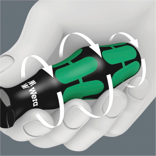 Wera 367 / 7 TORX HF Kraftform Plus set da 7 cacciaviti TORX con funzione di trattenimento per un avvitamento preciso.