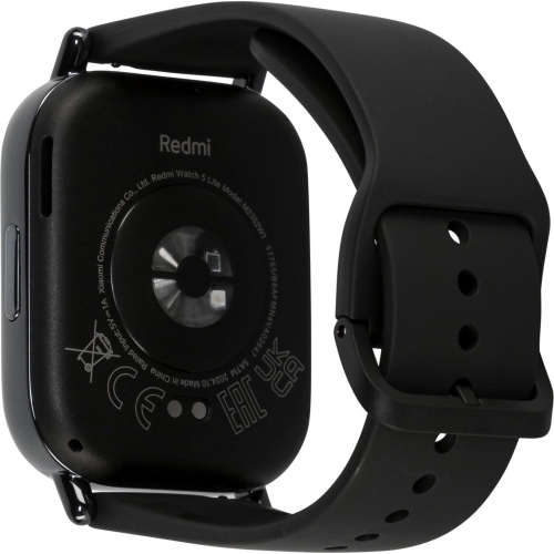 Xiaomi Redmi Watch 5 Lite smartwatch nero, un accessorio versatile per il monitoraggio quotidiano dell'attività fisica.