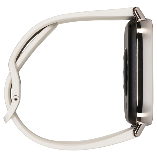 Xiaomi Redmi Watch 5 Lite in colorazione bianco oro, uno smartwatch elegante e funzionale per il monitoraggio quotidiano dell’attività fisica.