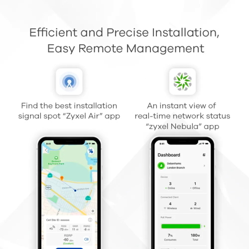 Zyxel FWA510 modem router 5G indoor con NebulaFlex offre connettività 5G ad alta velocità e fallback LTE per una connessione internet stabile e gestibile da cloud.