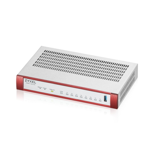 Zyxel USGFLEX 100H firewall per la protezione di rete aziendale, dispositivo standalone senza licenze incluse.
