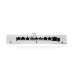 Zyxel USGFLEX 100H firewall per la protezione di rete aziendale, dispositivo standalone senza licenze incluse.