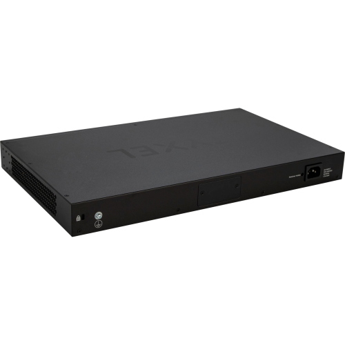Zyxel XGS2220-30F-EU0101F, switch managed L3 con 28 porte, offre gestione flessibile della rete tramite NebulaFLEX Cloud.