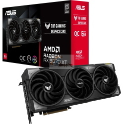 ASUS TUF Gaming Radeon RX 9070 XT OC, TUF-RX9070XT-O16G-GAMING, 16GB GDDR6, HDMI, 3x DP