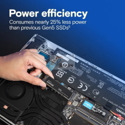 Crucial P510 SSD 2TB M.2 2280 M-Key PCIe 5.0 x4 dissipatore