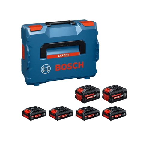 Power Set BOSCH (4 x EXBA18V-40 + 2 x EXBA18V-80 + L-Boxx 136)