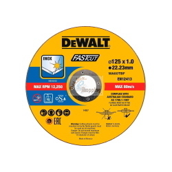 Cubo 100 dischi DeWALT Inox DT20540-QZ 125mm x 1mm