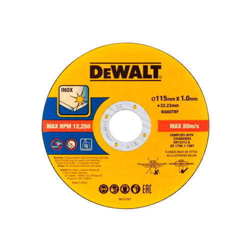 Cubo 50 dischi DeWALT Inox DT20597-QZ 115mm x 1mm