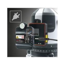 Laser a linee intersecanti verde LASERLINER 032.060L-PowerCross-Laser 5G DLD