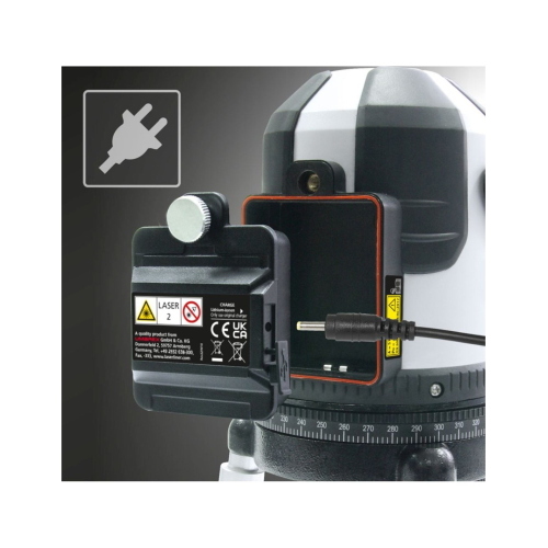 Laser a linee intersecanti verde LASERLINER 032.060L-PowerCross-Laser 5G DLD