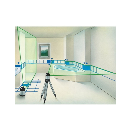 Laser a linee intersecanti verde LASERLINER 032.060L-PowerCross-Laser 5G DLD