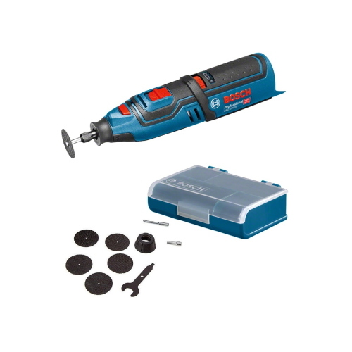 Utensile Multifunzione BOSCH GRO 12V-35 (2 x 2,0 Ah + GAL12V-40 + L-Boxx 102 + Accessori)