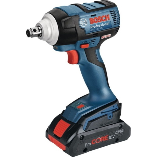 Bosch GDS18V-300 TRAPANO a percussione 18V 2x4Ah L-BOXX 136