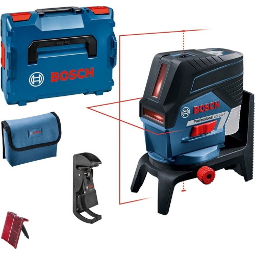 Bosch GCL2-50C linea laser rossa 50m ricevitore RM2 BM3 L-Boxx