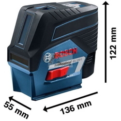 Bosch GCL2-50C linea laser rossa 50m ricevitore RM2 BM3 L-Boxx