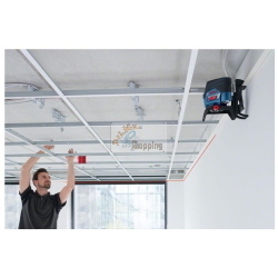 Bosch GCL2-50C linea laser rossa 50m ricevitore RM2 BM3 L-Boxx
