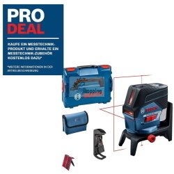 Bosch GCL2-50C linea laser rossa 50m ricevitore RM2 BM3 L-Boxx