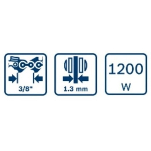 Bosch GAC250 sega a catena 25cm 1200W 12m/s