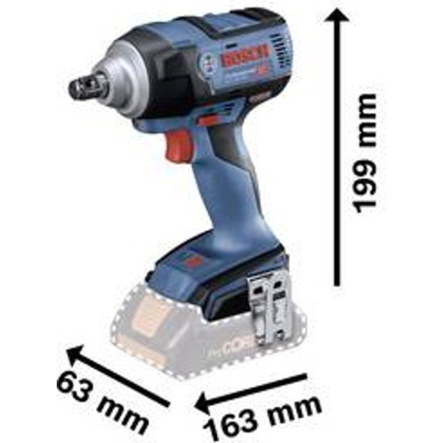 Bosch GDS18V-300 TRAPANO a percussione 18V 2x4Ah L-BOXX 136