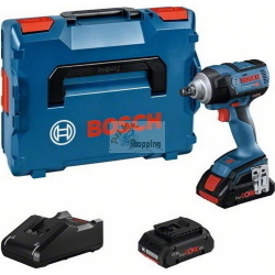 Bosch GDS18V-300 TRAPANO a percussione 18V 2x4Ah L-BOXX 136