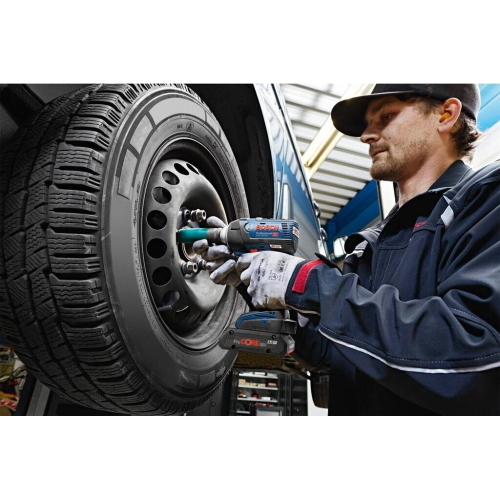 Bosch GDS18V-300 TRAPANO a percussione 18V 2x4Ah L-BOXX 136