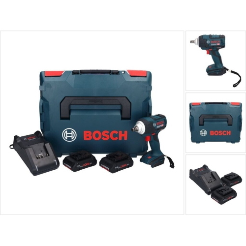 Bosch GDS18V-300 TRAPANO a percussione 18V 2x4Ah L-BOXX 136