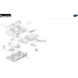 Makita DC18RD caricabatterie doppio 14.4-18V