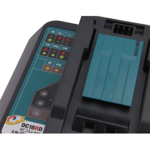 Makita DC18RD caricabatterie doppio 14.4-18V