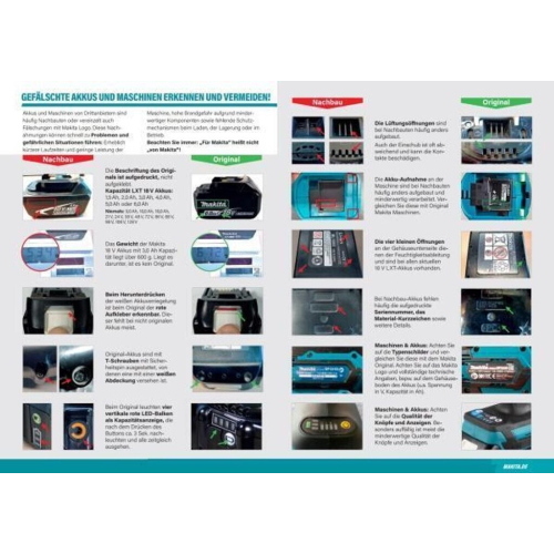 Makita DC18RD caricabatterie doppio 14.4-18V