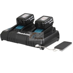 Makita DC18RD caricabatterie doppio 14.4-18V