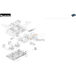 Makita DC18RD caricabatterie doppio 14.4-18V