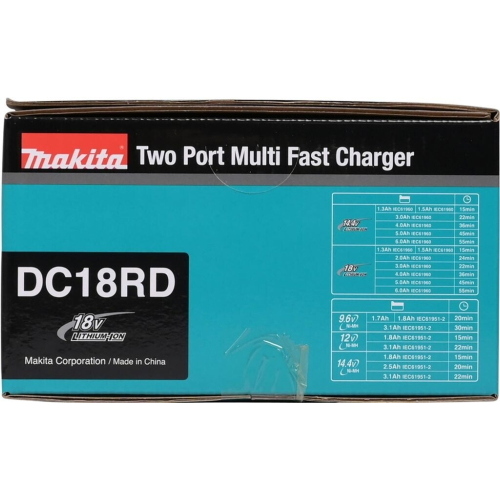 Makita DC18RD caricabatterie doppio 14.4-18V