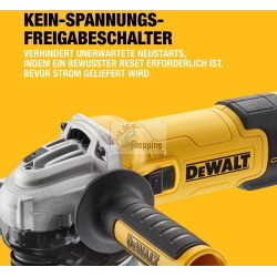 DeWalt DWE4257KT-QS Smerigliatrice angolare 125 mm 1500W Kit TSTAK