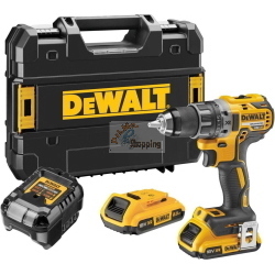 DeWalt DCD791D2-QW trapano avvitatore 18V 2x2Ah Li-Ion TSTAK