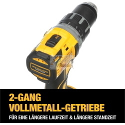 DeWalt DCD791D2-QW trapano avvitatore 18V 2x2Ah Li-Ion TSTAK