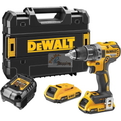 DeWalt DCD791D2-QW trapano avvitatore 18V 2x2Ah Li-Ion TSTAK