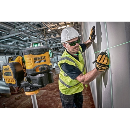 DeWalt DCE089D1G18-QW Laser rotante verde 10m 2Ah 18V Li-Ion
