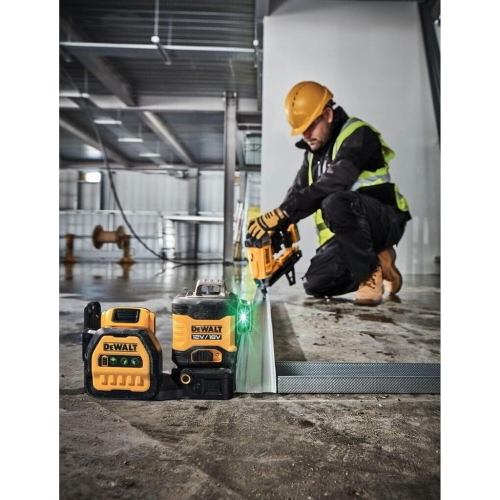 DeWalt DCE089D1G18-QW Laser rotante verde 10m 2Ah 18V Li-Ion