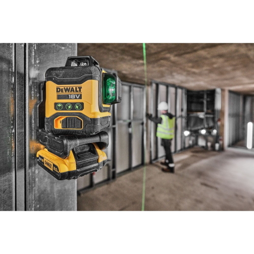 DeWalt DCLE34031D1-QW Laser a croce verde 18V 2Ah Li-Ion con custodia
