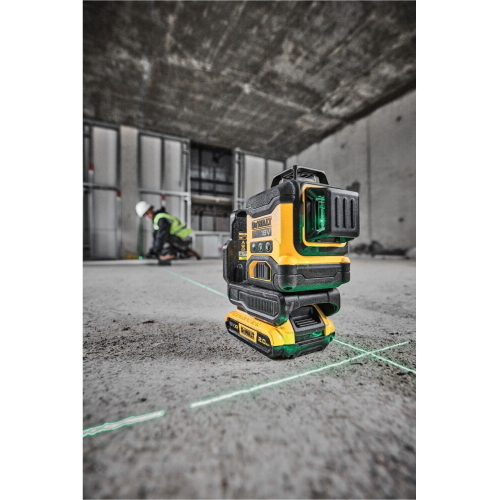 DeWalt DCLE34031D1-QW Laser a croce verde 18V 2Ah Li-Ion con custodia