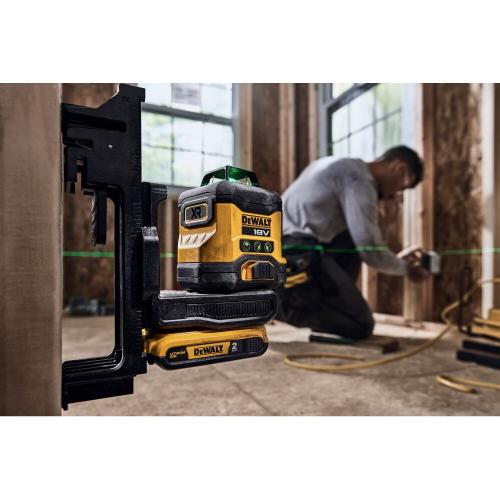 DeWalt DCLE34031D1-QW Laser a croce verde 18V 2Ah Li-Ion con custodia