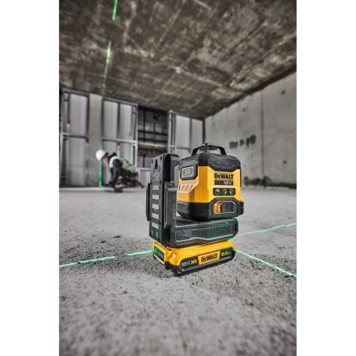 DeWalt DCLE34031D1-QW Laser a croce verde 18V 2Ah Li-Ion con custodia