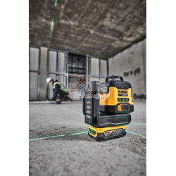 DeWalt DCLE34031D1-QW Laser a croce verde 18V 2Ah Li-Ion con custodia