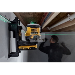 DeWalt DCLE34031D1-QW Laser a croce verde 18V 2Ah Li-Ion con custodia