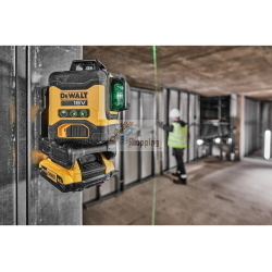 DeWalt DCLE34031D1-QW Laser a croce verde 18V 2Ah Li-Ion con custodia