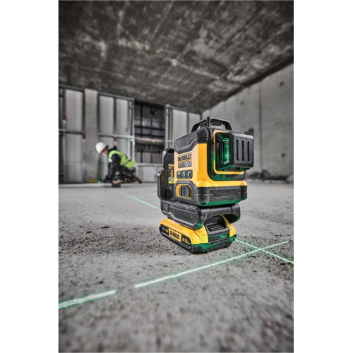 DeWalt DCLE34031D1-QW Laser a croce verde 18V 2Ah Li-Ion con custodia