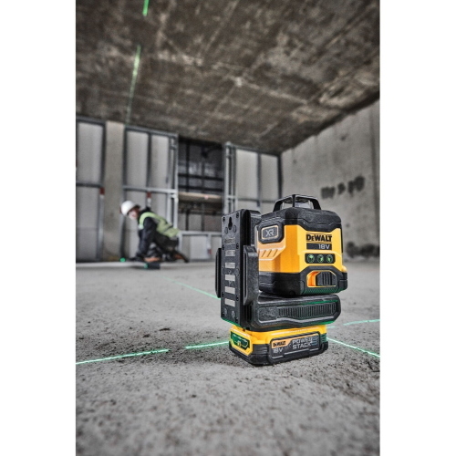 DeWalt DCLE34031D1-QW Laser a croce verde 18V 2Ah Li-Ion con custodia