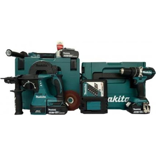 Makita DLX3119TJ combo kit 18V 3x5Ah Li-Ion 2 Makpac