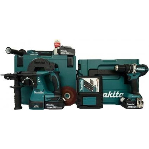 Makita DLX3119TJ combo kit 18V 3x5Ah Li-Ion 2 Makpac