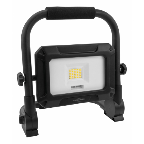 Ansmann FL20W-R faretto LED ricaricabile da 20W con 2000 lumen per illuminazione potente e portatile.